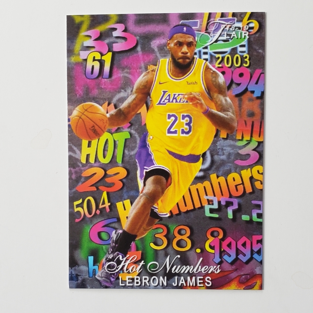 Lebron James flair 2018 card limited